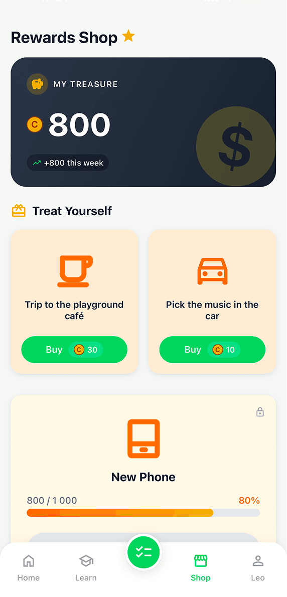 Rewards Shop screenshot